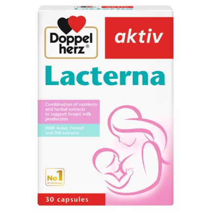 Illustration of the product packaging Doppelherz aktiv Lacterna front view