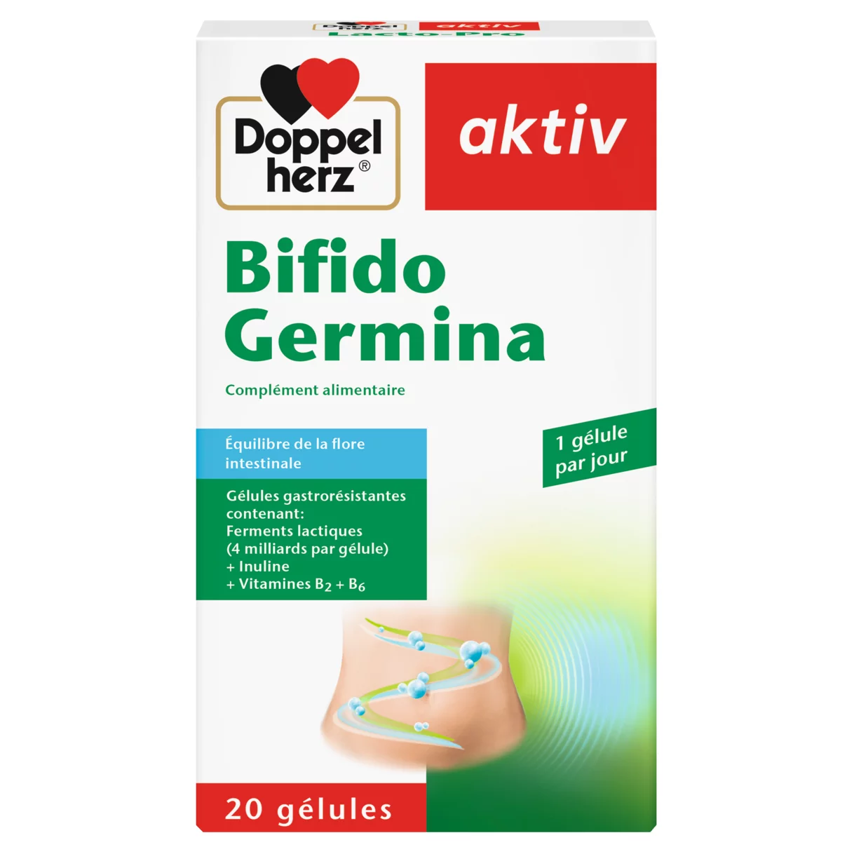 Doppelherz aktiv Bifido Germina front view
