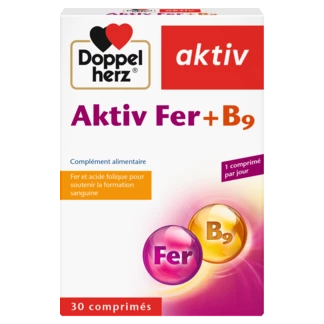 Doppelherz aktiv Aktiv Fer + B9 front view