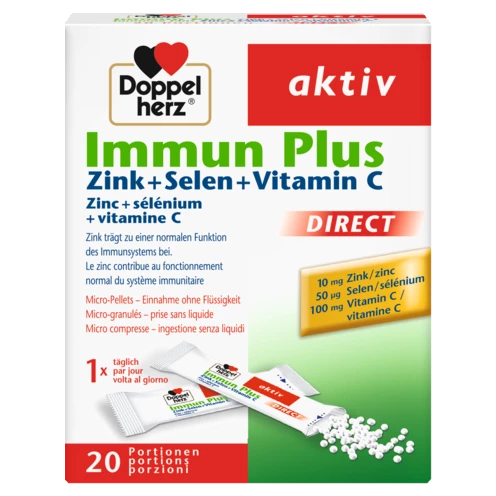 Doppelherz aktiv Immun Plus direct front view