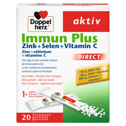 Doppelherz aktiv Immun Plus direct front view
