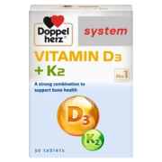 Doppelherz system Vitamin D3 + K2 front view
