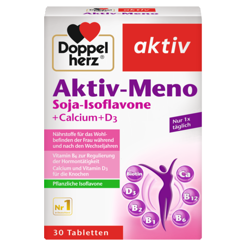 Illustration of the product packaging Doppelherz aktiv Aktiv-Meno front view