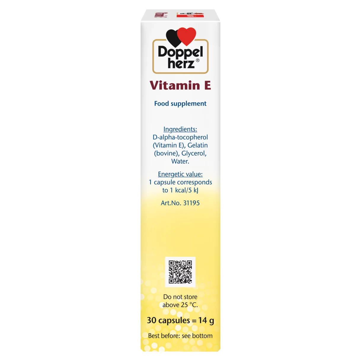 Doppelherz aktiv Vitamin E side view right