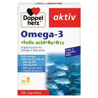 Doppelherz aktiv Omega-3 front view