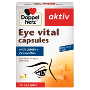 Illustration of the product packaging  Eye Vital capsules front view