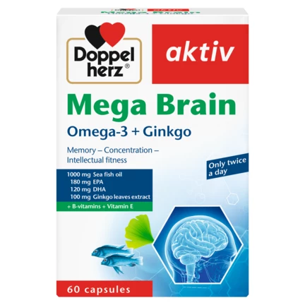 Doppelherz aktiv Mega Brain front view