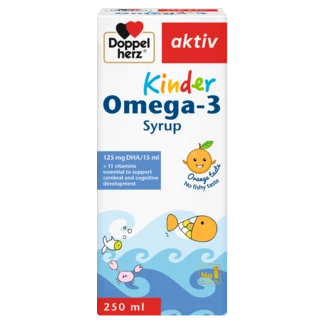 Doppelherz aktiv Kinder Omega-3 Syrup front view