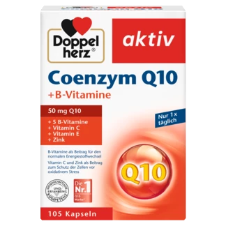 Doppelherz aktiv Coenzym Q10 +B-vitamins front view
