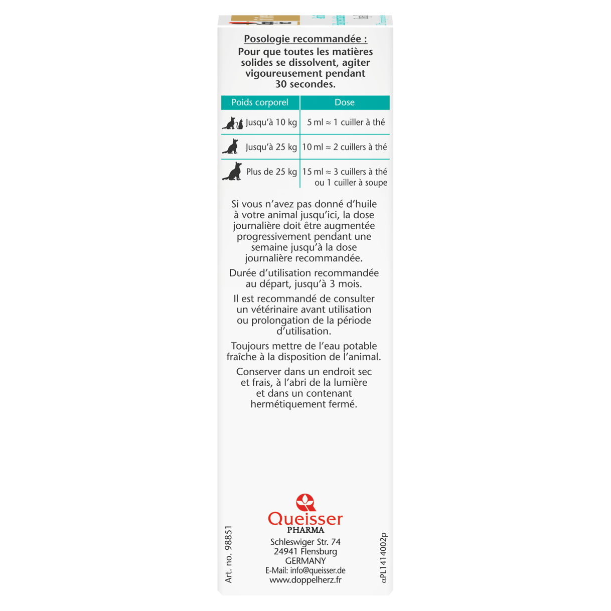 Joint Oil Omega-3 for cats and dogs