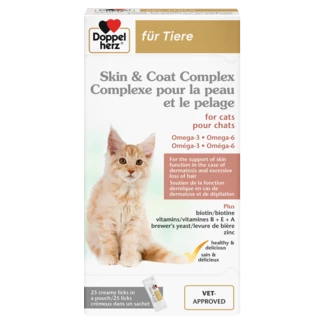 Doppelherz for animals Skin & Coat Complex for cats front view