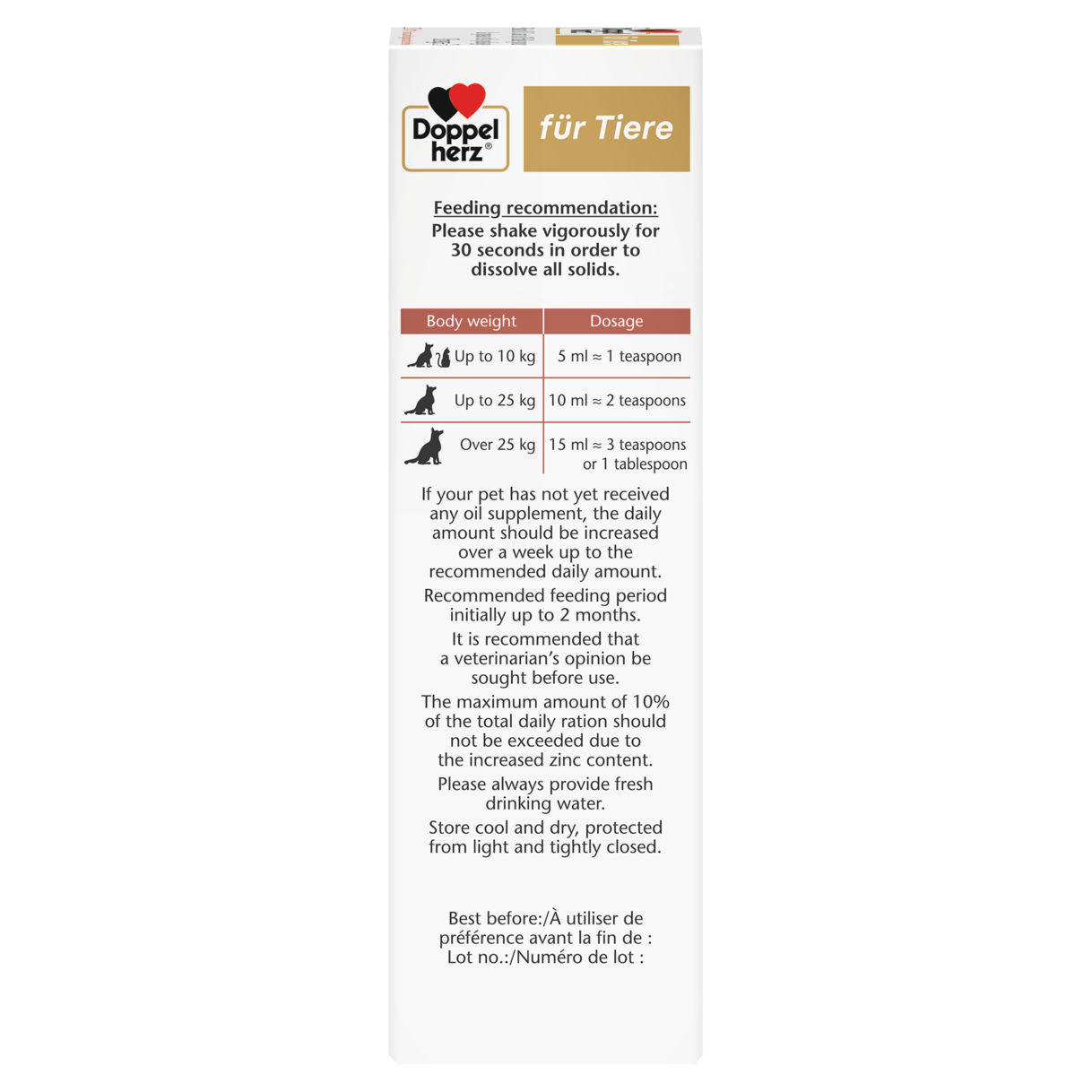 Skin & Coat Oil Omega-3 for cats and dogs