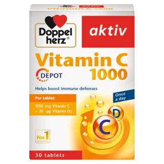 Doppelherz aktiv Vitamin C 1000 front view