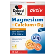 Doppelherz aktiv Magnesium + Calcium + D3 front view