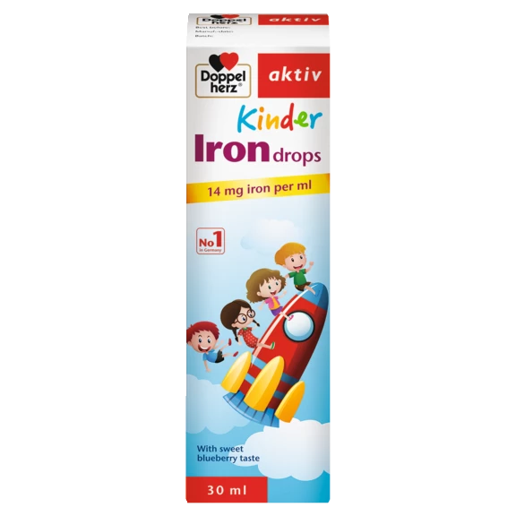 Doppelherz aktiv Iron Drops front view