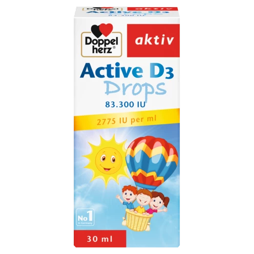 Doppelherz aktiv Kinder Active D3 Drops front view