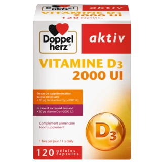 Vitamin D3 2000 IU front view