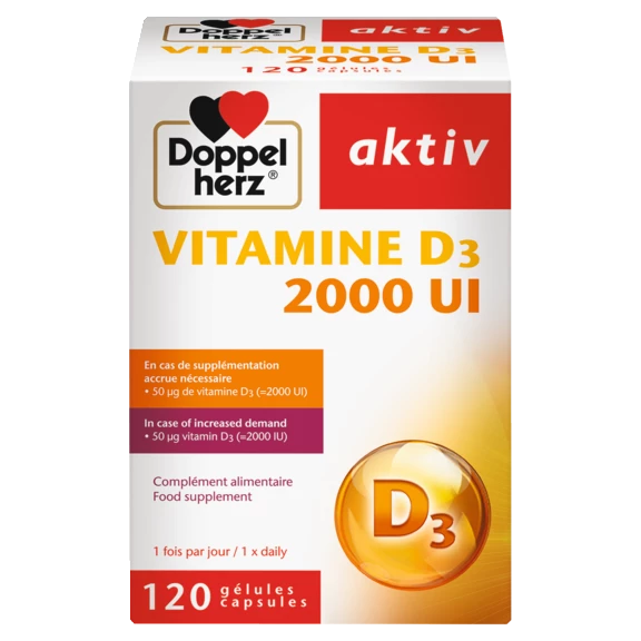 Vitamin D3 2000 IU front view