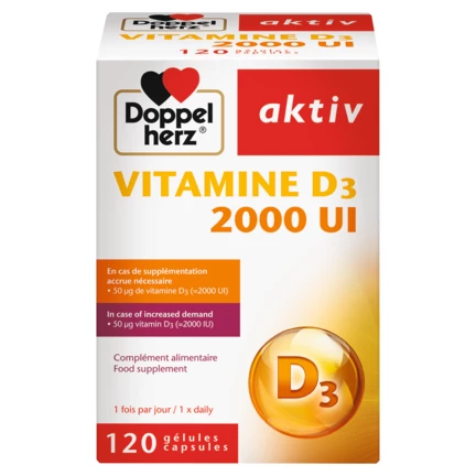 Vitamin D3 2000 IU front view