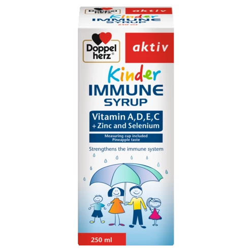 Doppelherz aktiv Kinder Immune Syrup front view