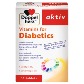 Vitamins for Diabetics front view