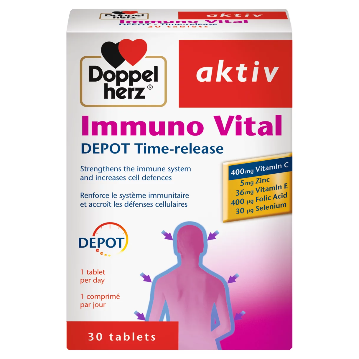 Doppelherz aktiv Immuno Vital front view