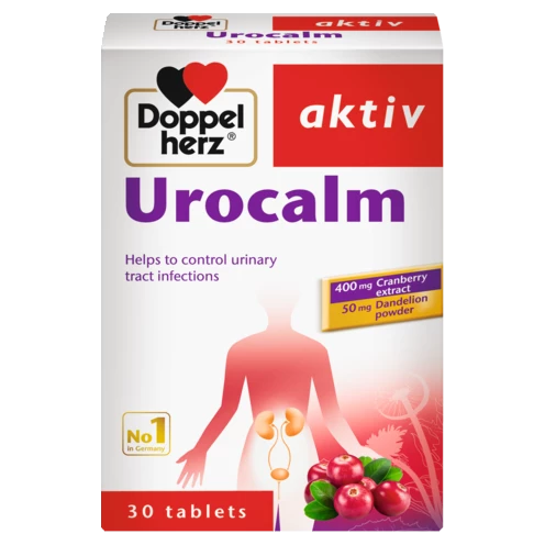 Doppelherz aktiv Urocalm Prednji pogled Retuširani prednji pogled Zadnji pogled Pogled sa leve strane Pogled sa desne strane