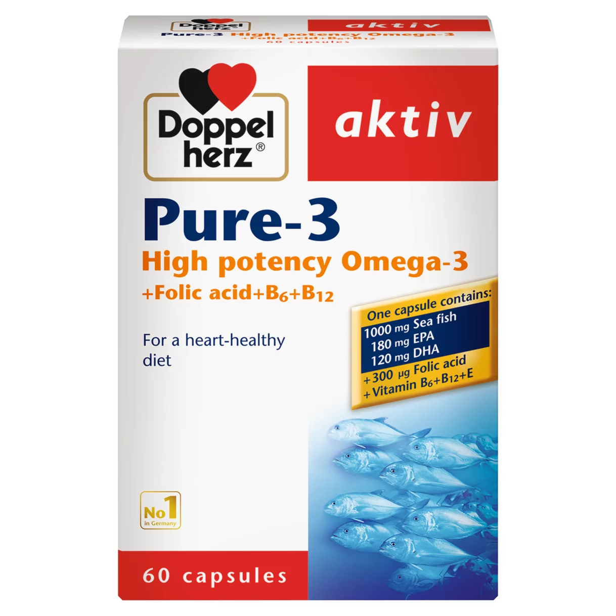 Doppelherz aktiv Pure-3 front view