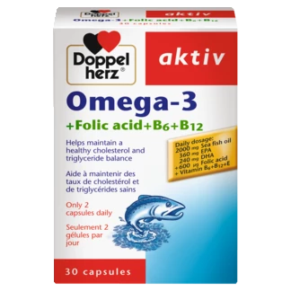 Doppelherz aktiv Omega-3 front view