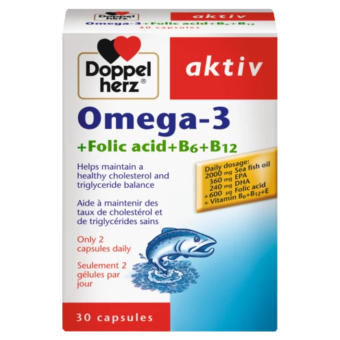 Doppelherz aktiv Omega-3 front view
