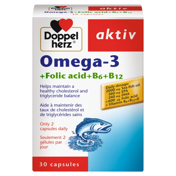 Doppelherz aktiv Omega-3 front view