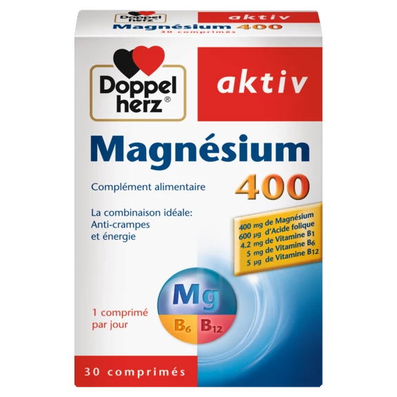 Doppelherz aktiv Magnésium 400 front view