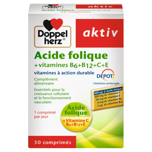 Doppelherz aktiv Acide folique front view