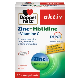 Doppelherz aktiv Zinc + Histidine front view