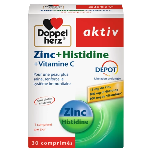 Doppelherz aktiv Zinc + Histidine front view