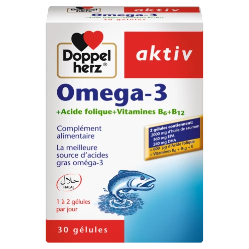 Doppelherz aktiv Omega-3 front view