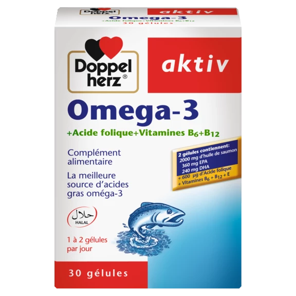 Doppelherz aktiv Omega-3 front view