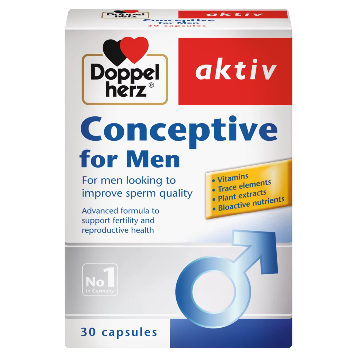 Doppelherz aktiv Conceptive for Men front view