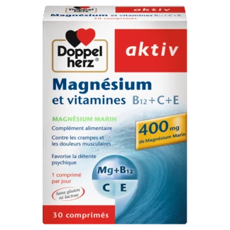 Doppelherz aktiv Magnésium et vitamines front view