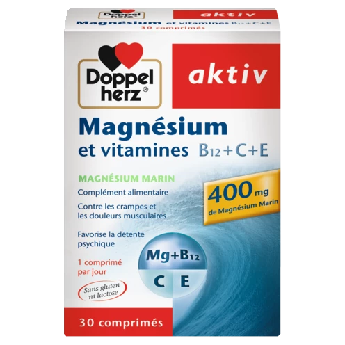 Doppelherz aktiv Magnésium et vitamines front view