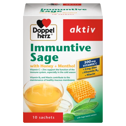 Doppelherz aktiv Immuntive Sage  front view