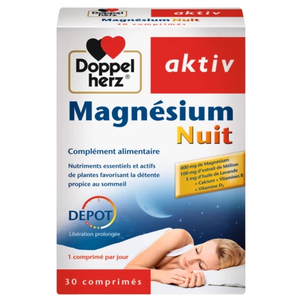 Doppelherz aktiv Magnésium Nuit front view