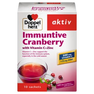 Doppelherz aktiv Immuntive Cranberry front view