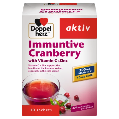 Doppelherz aktiv Immuntive Cranberry front view