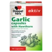Garlic capsules front view