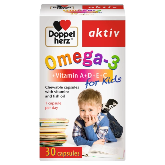 Doppelherz aktiv Omega-3 for Kids front view
