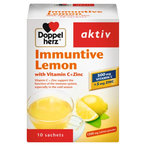Doppelherz aktiv Immuntive Lemon front view