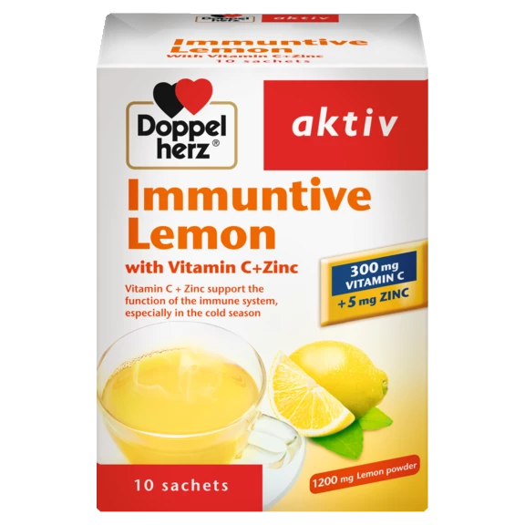 Doppelherz aktiv Immuntive Lemon front view