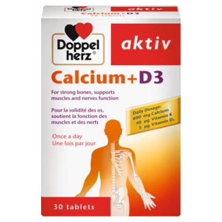 Doppelherz aktiv Calcium+D3 front view