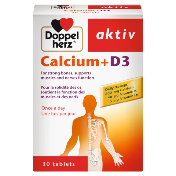 Doppelherz aktiv Calcium+D3 front view